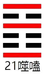 周易第21卦_噬嗑卦(火雷噬嗑)_离上震下
